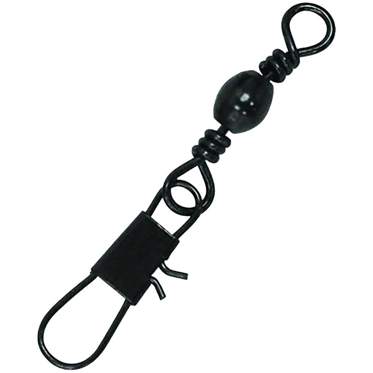 eagle-claw-barrel-swivel-with-interlock-snap-swivel-black-size-7