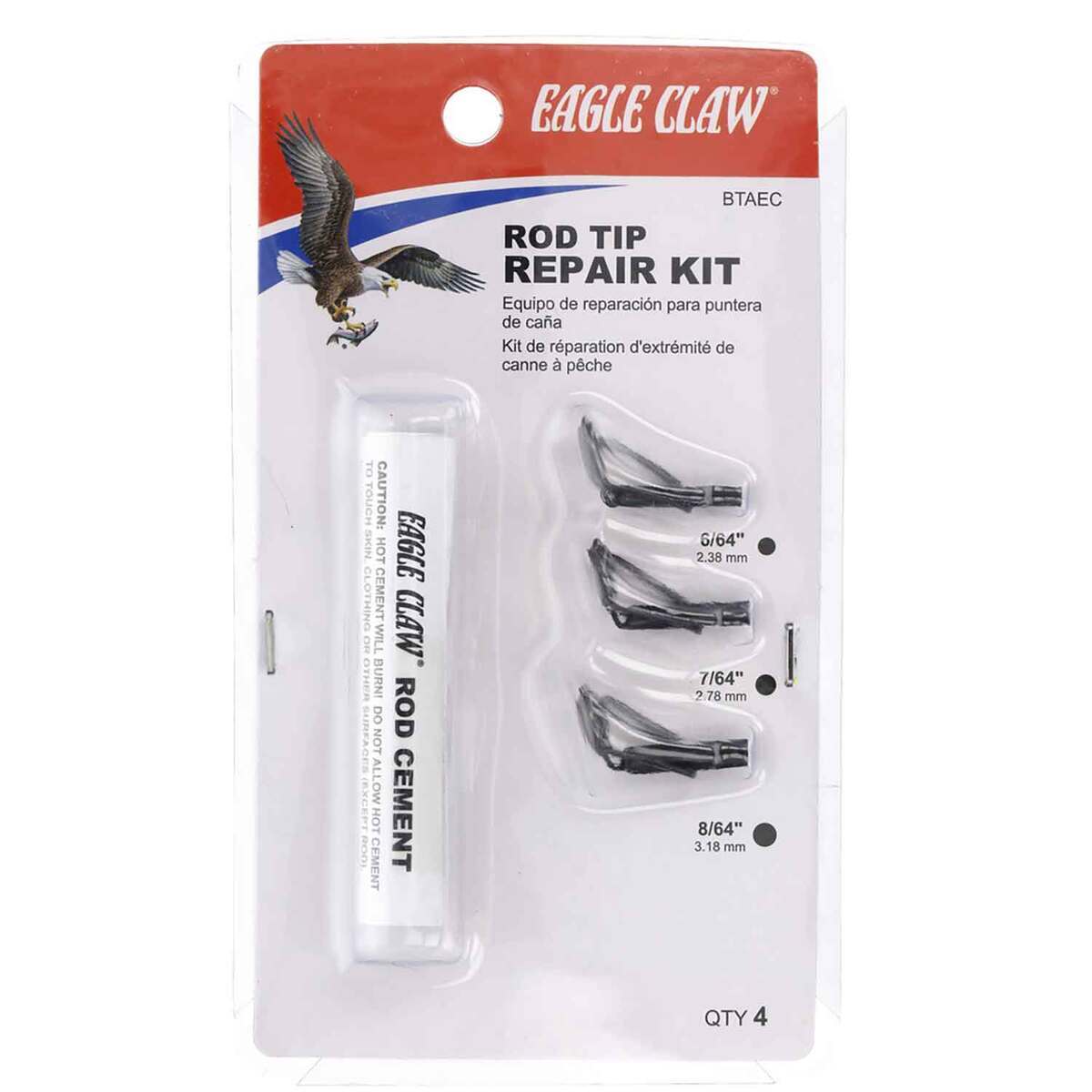 Eagle Claw Heavy Duty and Standard Rod Tip and Repair - LOTWSHQ