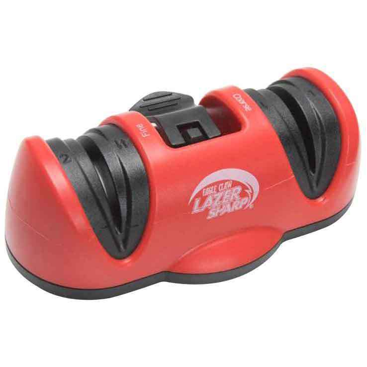 Red Suction Cup Knife Sharpener, Knife Sharpening Tool For Kitchen