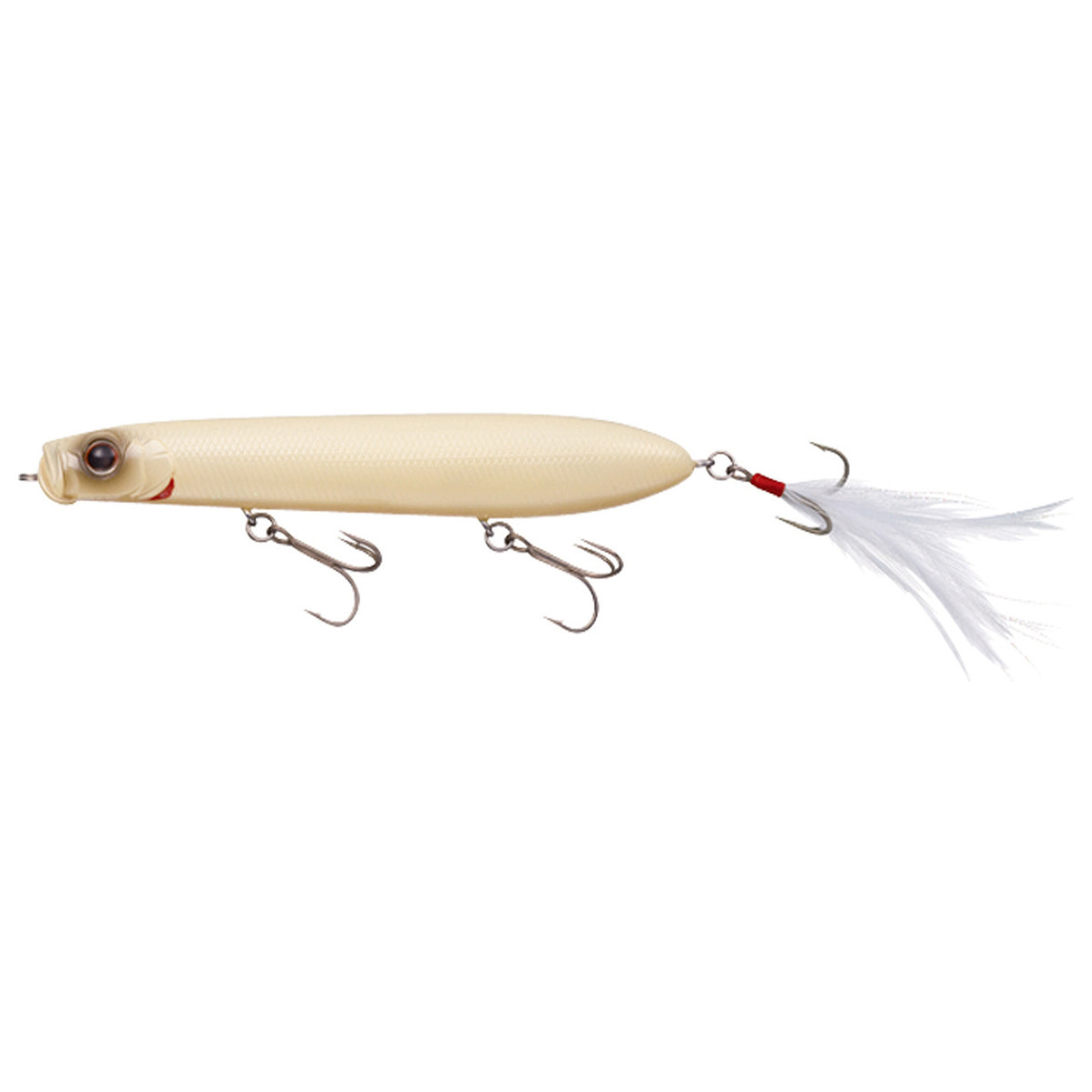 Evergreen SB Topwater Plug Topwater Hard Bait Bone, 9/16oz, 41/8in