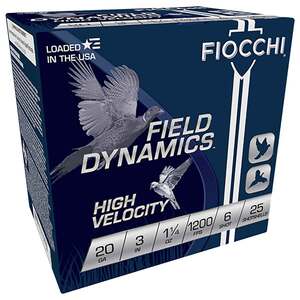 Fiocchi Field Dynamics High Velocity 20 Gauge 3in #6