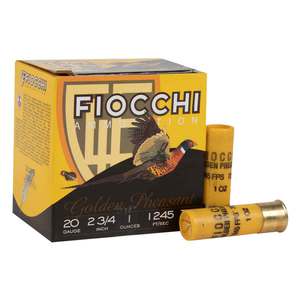 Fiocchi Golden Pheasant 20 Gauge 2-