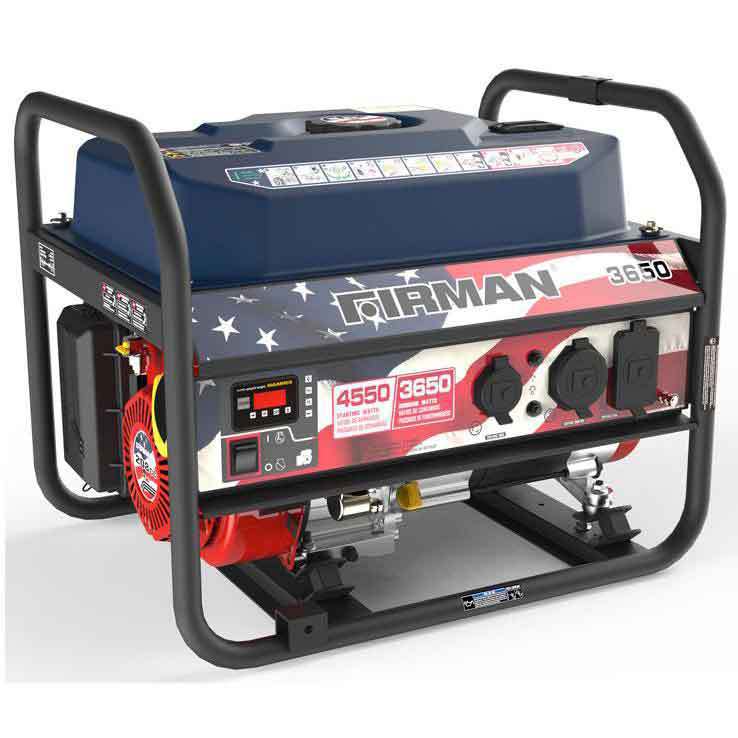 FIRMAN P03611 Gas Powered Extended Run Time 4550/3650 Watt Portable