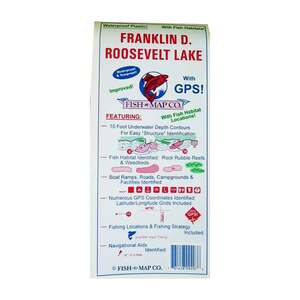 Fish-n-Map Company Franklin D. Roosevelt Lake Map