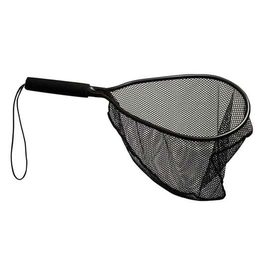 Ranger Nets Tournament Series Net 54-84 Telescoping Handle 25 x 25 Hoop  Rubber Coated Nylon Black - Fin Feather Fur Outfitters