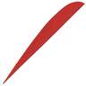Gateway Feathers Parabolic Red 5in Right Wing Feathers - 100 Pack - Red 5in