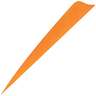 Gateway Feathers Shield Cut Flo Orange 4in Right Wing Feathers - 100 Pack - Orange 4in