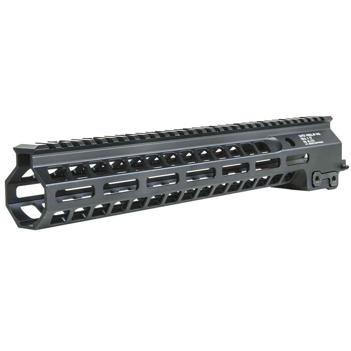 Geissele Super Modular MK14 M-LOK 13.5in Rail - Black - Black 13.5in ...