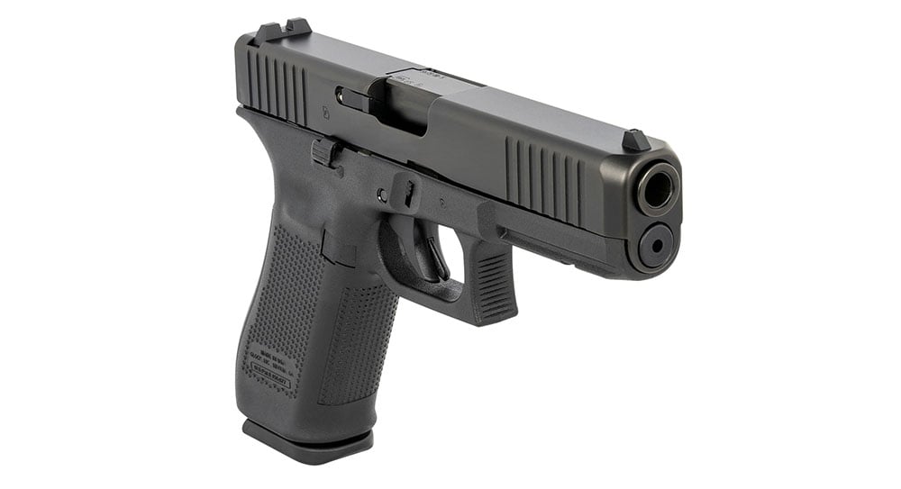 Used Glock 17 GEN 5 (Condition shown is typical. If you require something  specific, please call us for options. ) Comes with 2 mags 9mm Full Size  Glock The frame design of