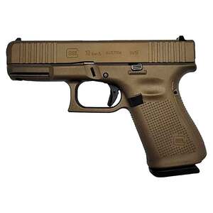 Glock 19 9mm Luger 4in Bronze Cerakote Pistol - 15+1 Rounds