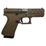 Glock 19 Flag 9mm Luger 4in FDE/ODG Flag Cerakote Pistol - 15+1 Rounds - Brown
