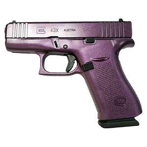 Glock 43X 9mm Luger 3.41in Razorback Cerakote Pistol - 10+1 Rounds