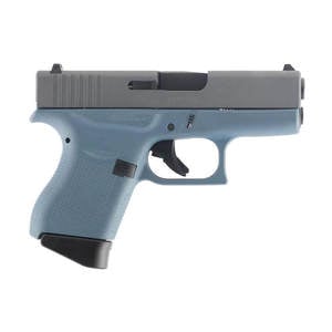 Glock 43 9mm Luger 3.41in Blue Titanium Cerakote Pistol - 6+1 Rounds