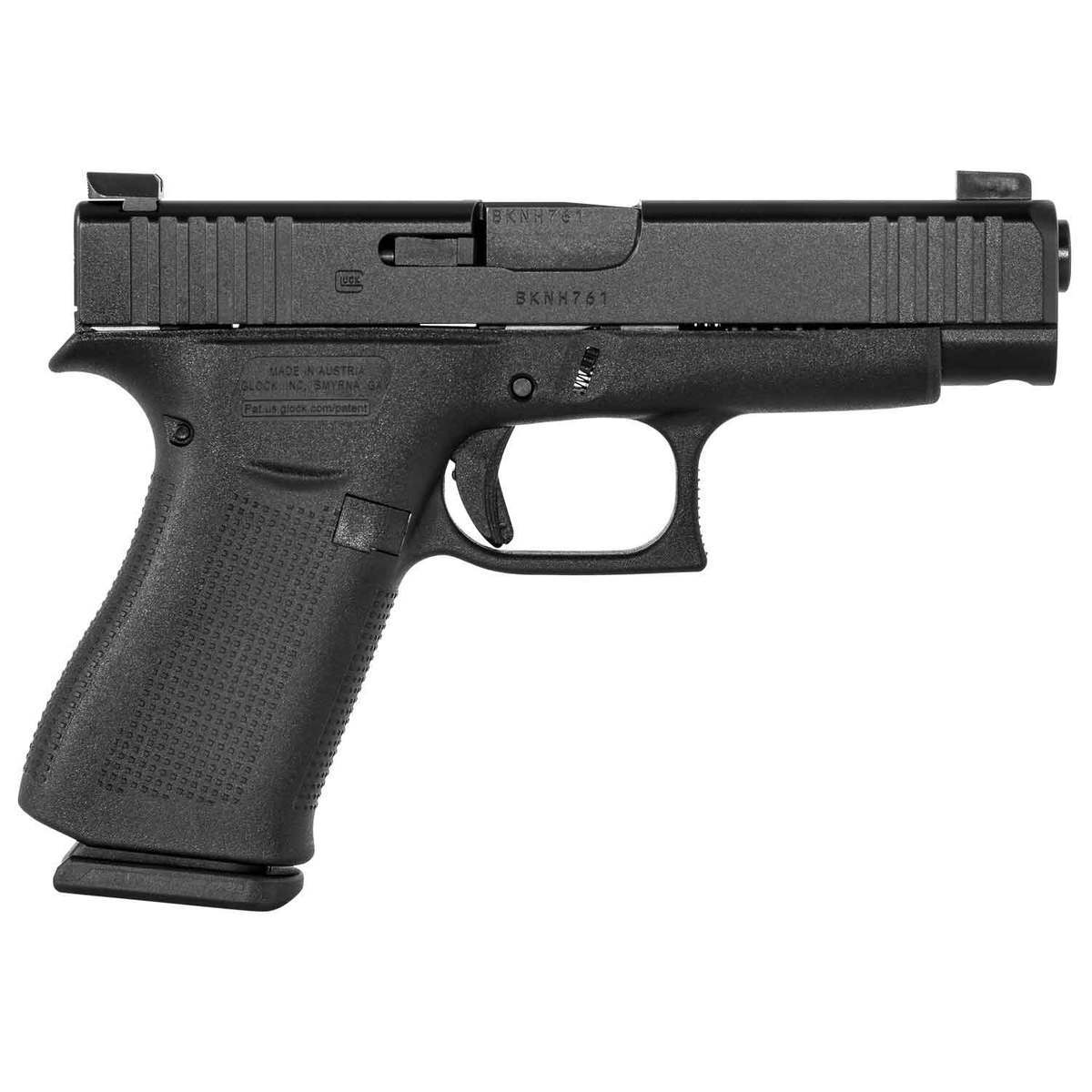 Glock 48 w/AmeriGlo 9mm Luger 4.17in Black Pistol - 10+1 Rounds - Black ...