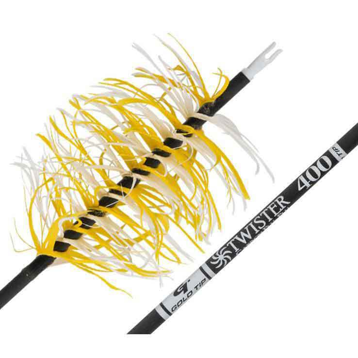 Gold Tip Twister Flu Flu 400 Spine Carbon Arrow 1 Pack Sportsmans Warehouse 0127