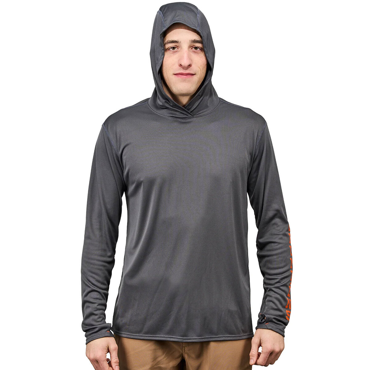 Grundens Men's Tough Sun Hooded Long Sleeve Fishing Shirt | Sportsman's ...