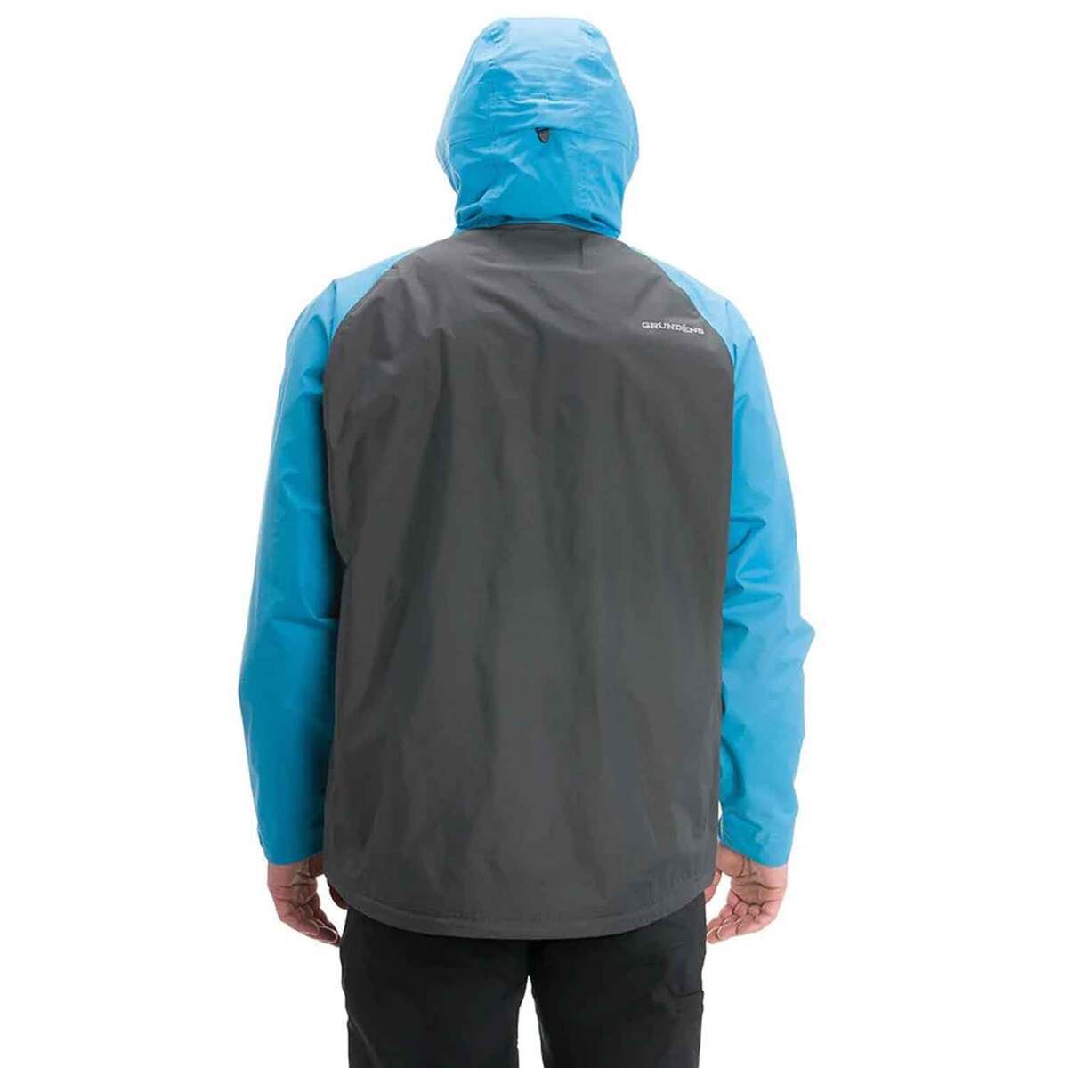 Grundens Men's Trident Waterproof Fishing Rain Jacket - Coastal Blue ...