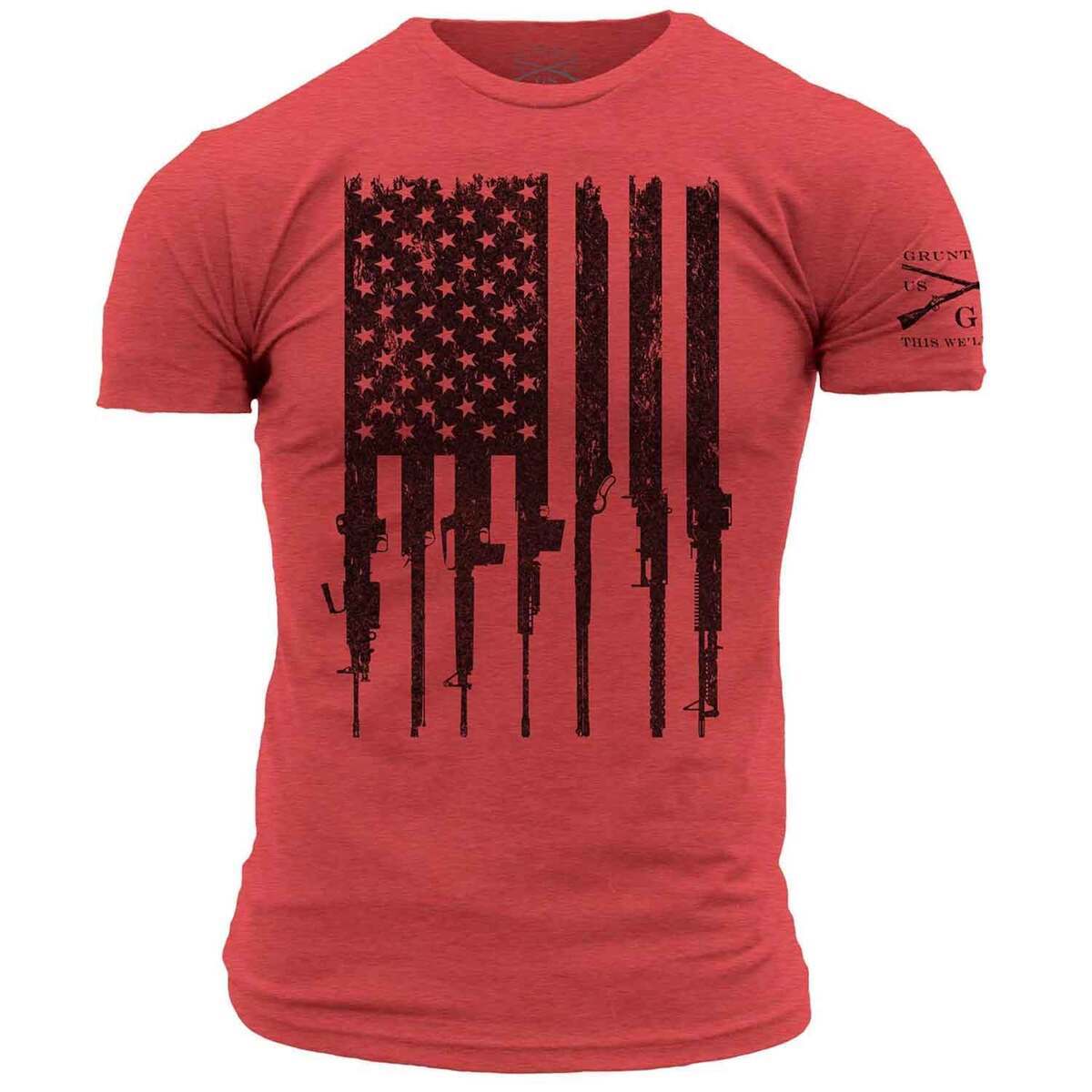 Grunt Style Freedom Flag - Women's T-Shirt (Black, Medium)