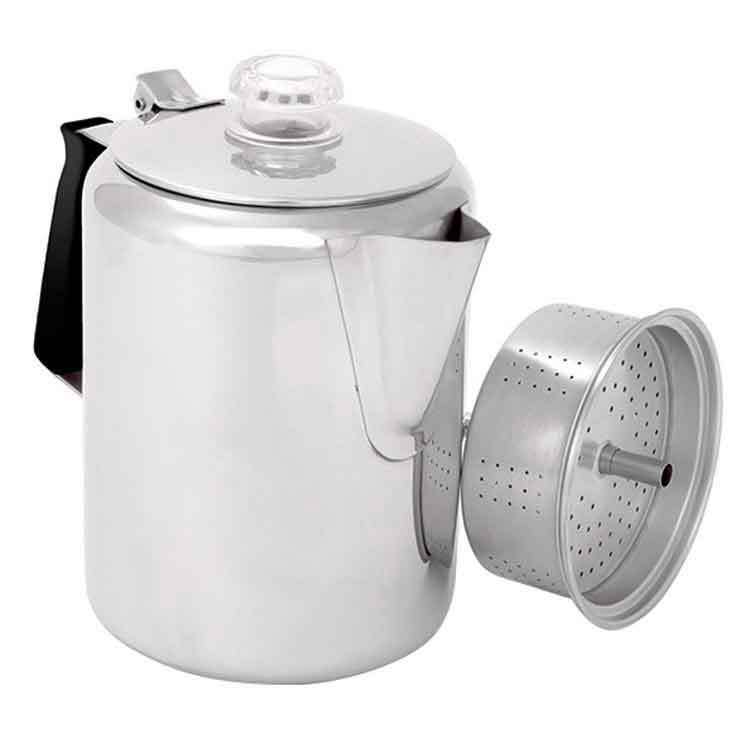 GSI Outdoors Enamel Coffee Pot to Store Hot Coffee, Tea for