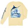 Guy Harvey Men's Marlin Boat Long Sleeve Shirt