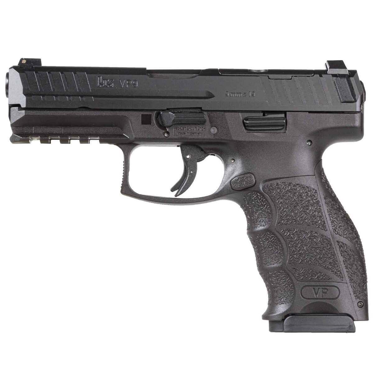 H&K VP9-B 9mm Luger 4.09in Blackened Steel Black Pistol - 17+1 Rounds ...