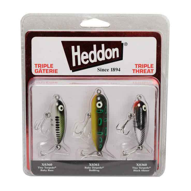 5) Heddon Tiny Torpedo Top Water Fishing Lures Lot of 5
