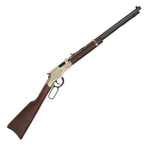 Henry Golden Boy Deluxe 4th Edition 22 WMR (22 Mag) Engraved Brasslite Lever Action Rifle - 20in