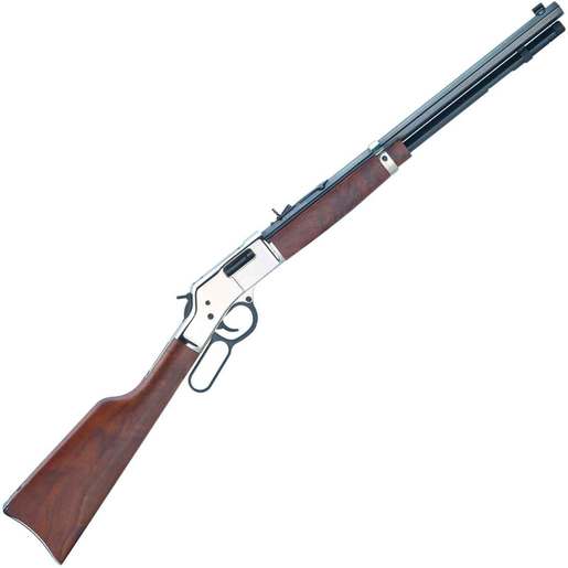 Henry Arms Big Boy Silver Blued Lever Action Rifle – 357 Magnum – 20in – Brown