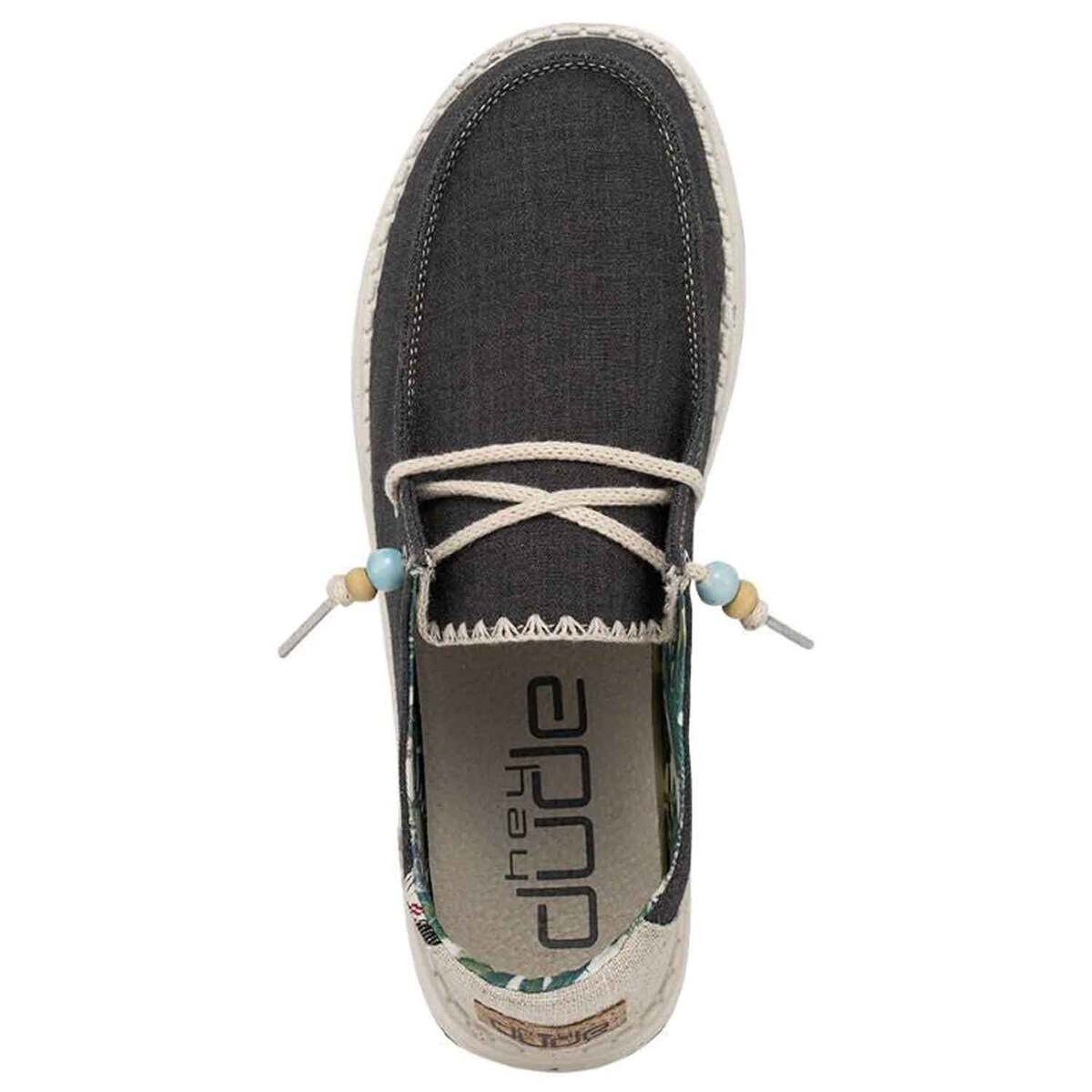 Hey Dude Women's Wendy Natural Casual Shoes - Carbon - Size 11 - Carbon ...