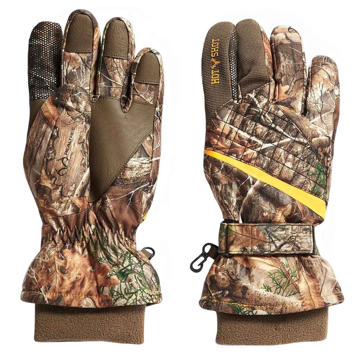 Huntworth Men's Gunner Midweight Hunting Gloves Realtree Timber, Size M/L, Size: Medium/Large