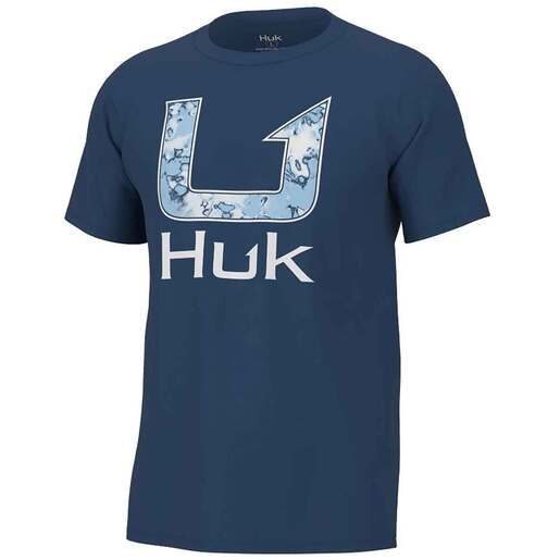 Huk Men's Kona Short Sleeve Fishing Shirt - Quiet Harbor - 3XL - Quiet  Harbor 3XL