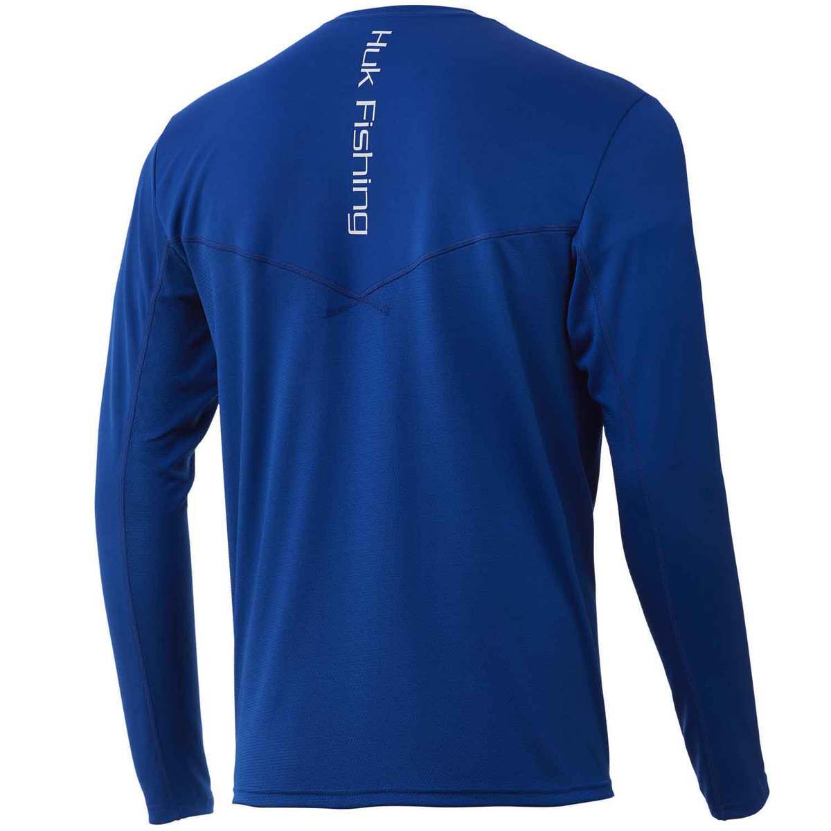 Huk Men's Icon X Long Sleeve Shirt - Huk Blue - XL - Huk Blue XL ...