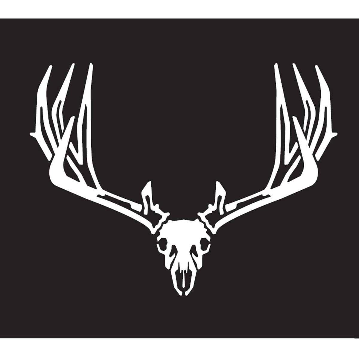 Hunters Image Big Typical Deer Skull Decal - 4.5in x 4in | Sportsman's ...