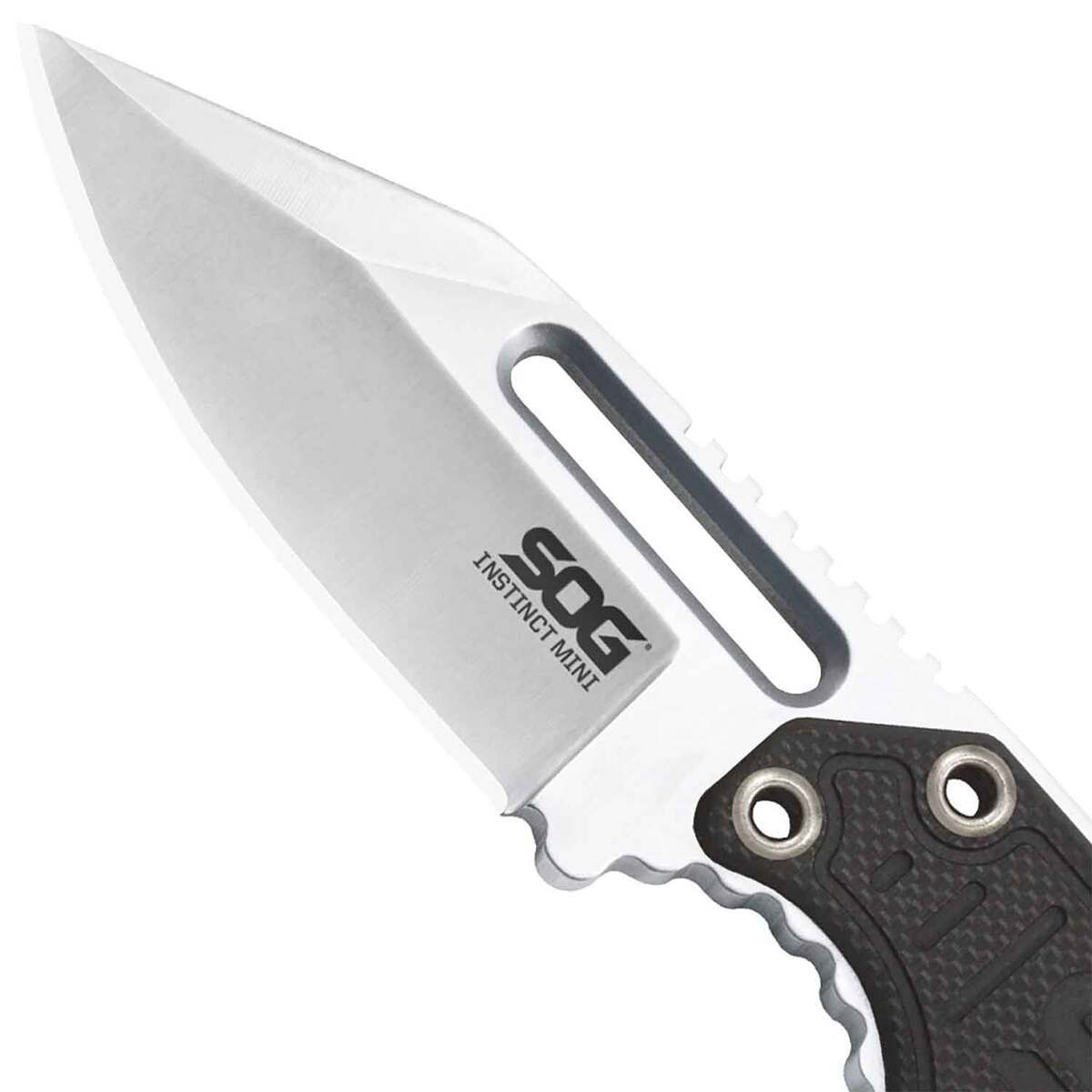 SOG Instinct Mini 1.9 inch Fixed Blade Knife - Black | Sportsman's ...