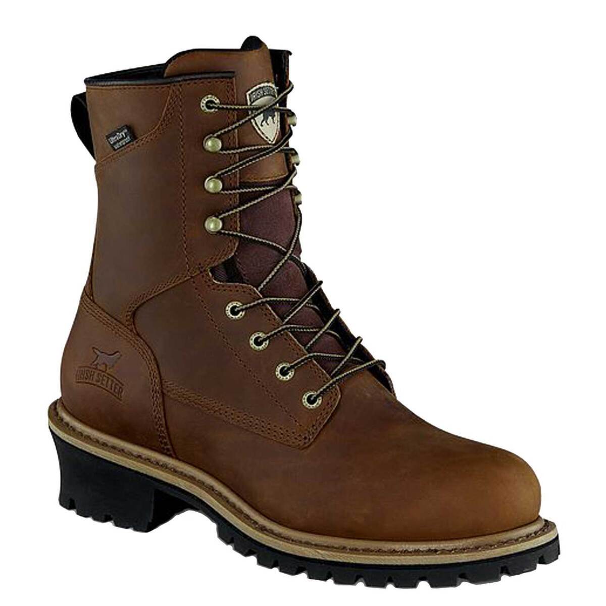 Irish Setter Men's Mesabi Soft Toe Waterproof 8in Work Boots ...