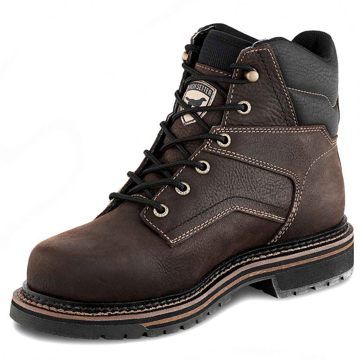 Irish Setter Women's Kittson Steel Toe Work Boots - Brown - Size 9.5 B ...