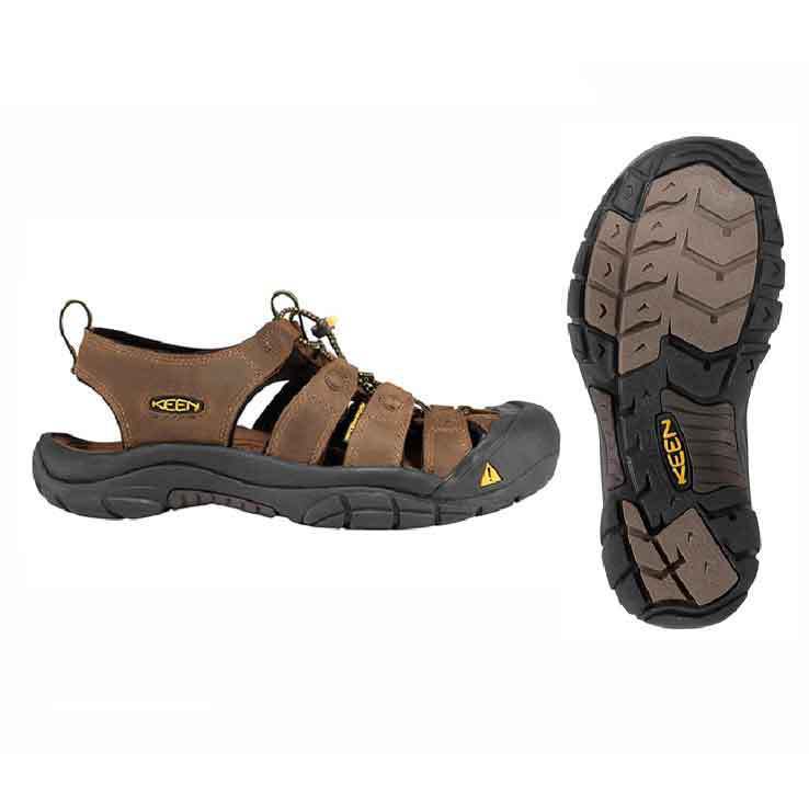 KEEN Men's Newport Closed Toe Sandals - Bison - Size 10.5 - Bison 10.5 ...
