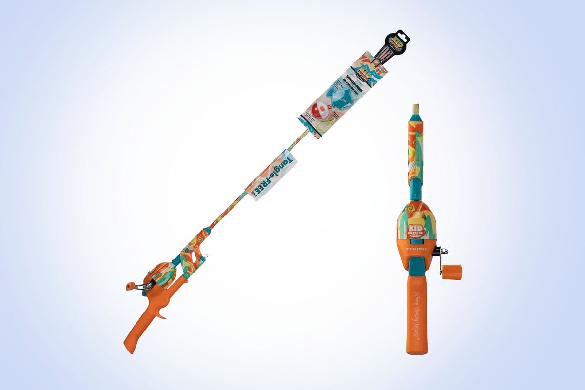 Zebco Star Wars Kylo Ren Kids Spincast Reel and Light-Up Fishing Rod Combo  