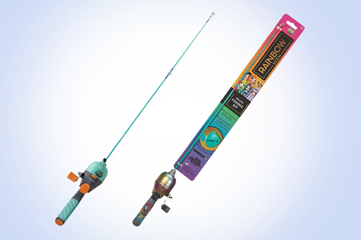 Kid Casters Minecraft Youth Fishing Spincast Combo