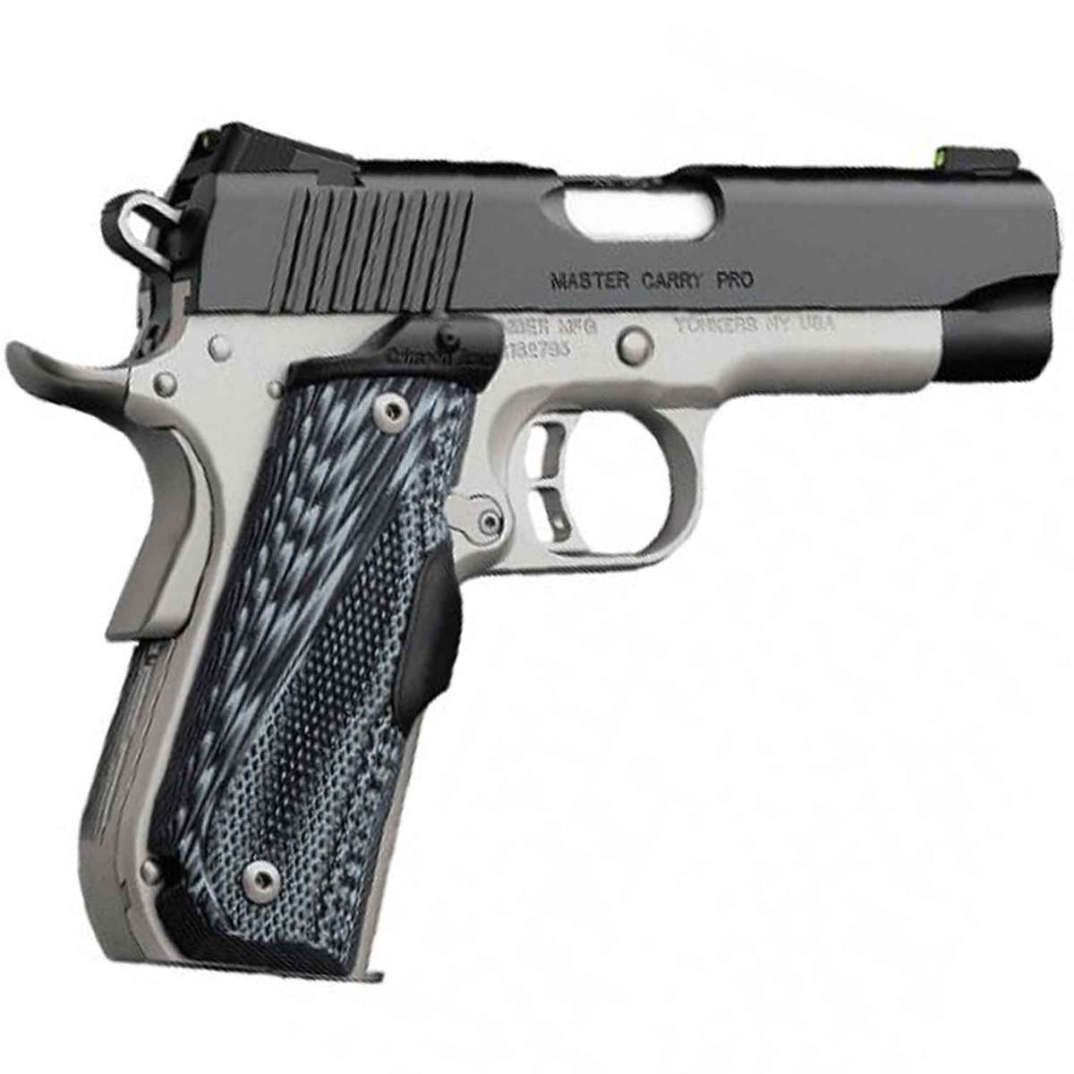 Kimber Master Carry 45 Auto Acp 3in Matte Black And Satin Silverblued Pistol 71 Rounds 8581