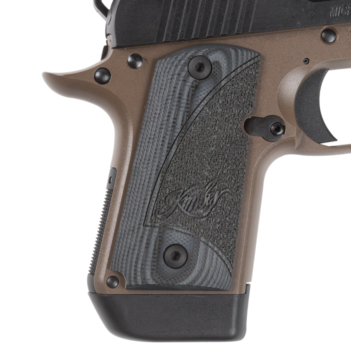 Kimber Micro 9 9mm Luger 3.15in Tru-Tan Matte Black Pistol - 7 1 Rounds 