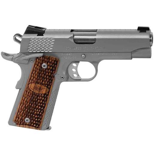 Kimber Stainless Pro Raptor II 45 Auto (ACP) 4in Stainless/Wood Pistol - 8+1 Rounds - Stainless/Wood image