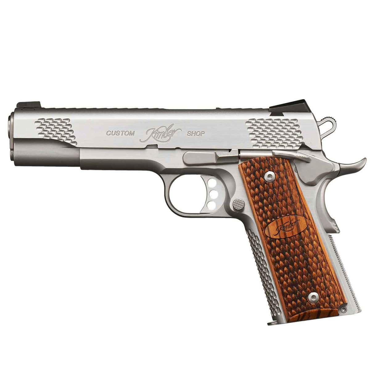 Kimber Stainless Raptor Ii 45 Auto Acp 5in Stainless Satin Silver Pistol 81 Gray 9259