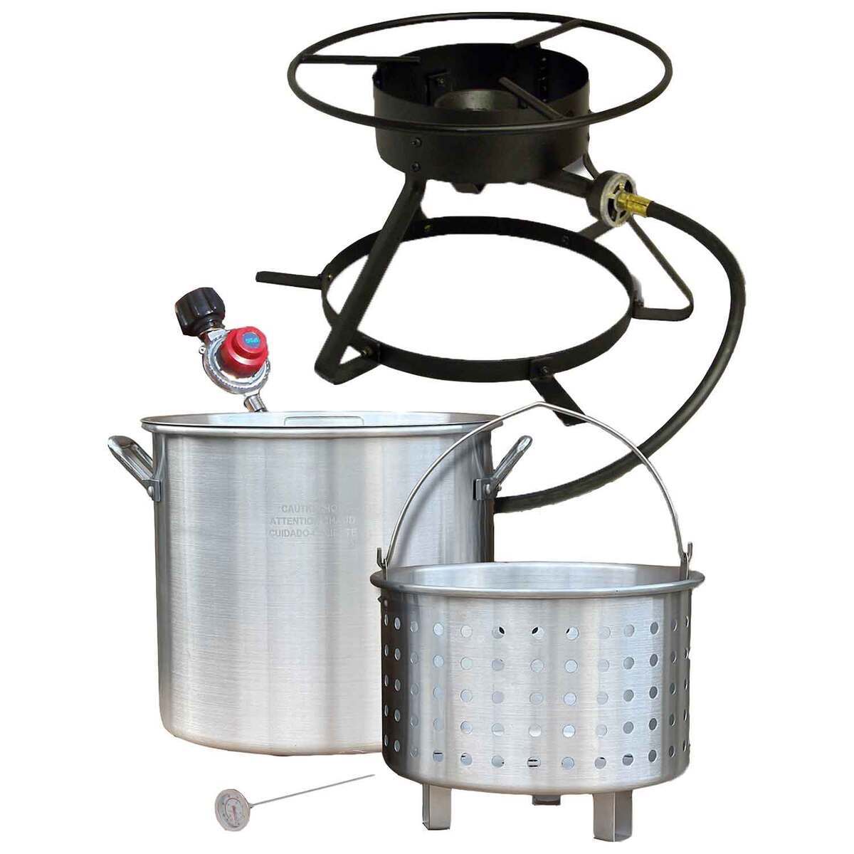 King Kooker Portable Propane Boiling and Steaming Cooker Package ...