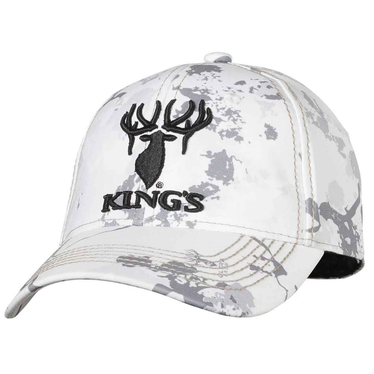 King ' S Camo Hunter Series Embroidered Mesh Hat - XK7
