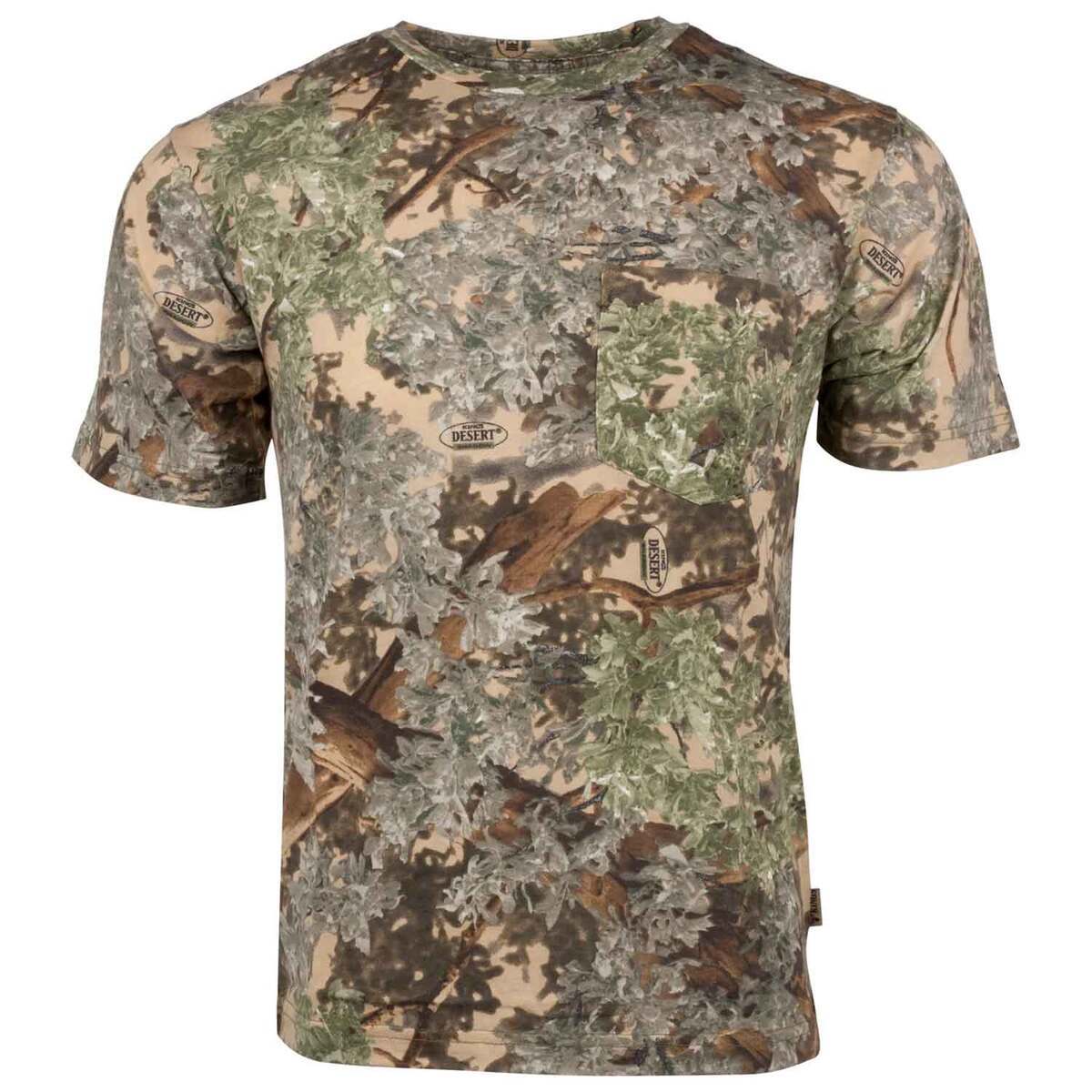 King's Camo Hunter Safari Short Sleeve Shirt Desert Shadow / 3XL