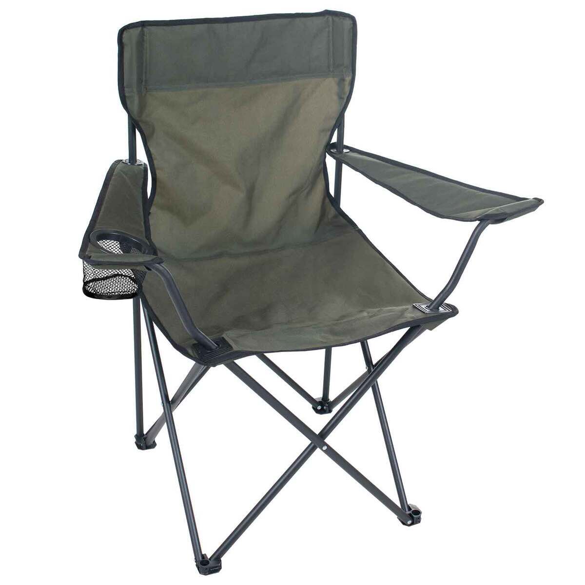 Vintage The Ultimate Fishing Chair folding Camp Lawn Chair with tackle box