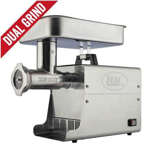 LEM Improved Big Bite Tilt Meat Mixer—50 lb.