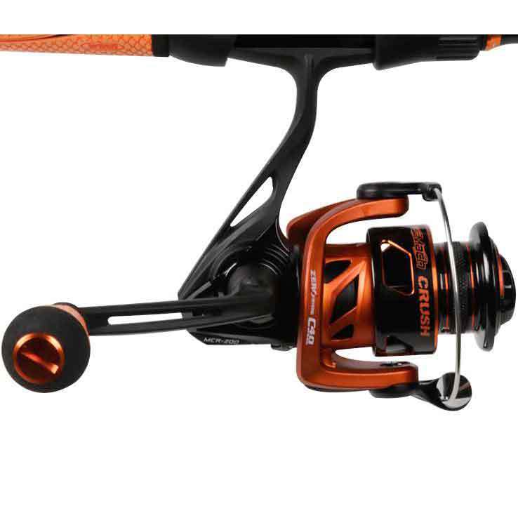 Lew's Mach Crush Spinning Combo 6ft 9in, Medium Light, 1pc Orange