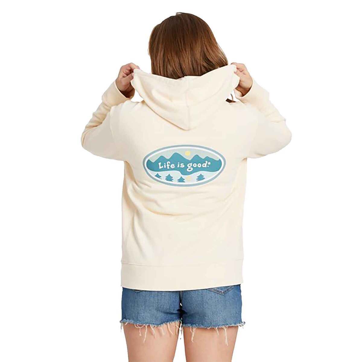 Sweatshirts, Hoodies & Sweatpants Women's Good Vibes Simply True Fleece  Hoodie